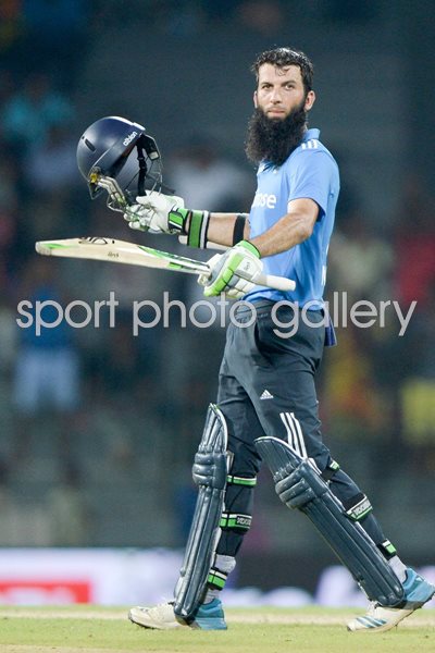 Moeen Ali England v Sri Lanka Colombo 2014