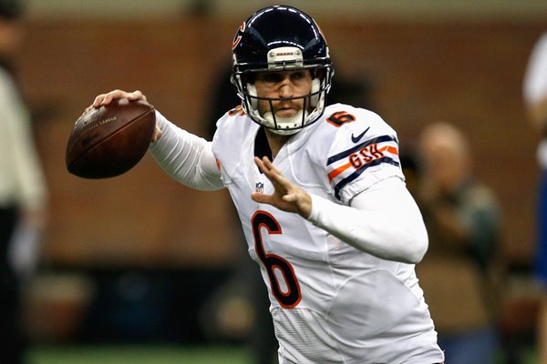 Jay Cutler Bears v Lions Ford Field 2014