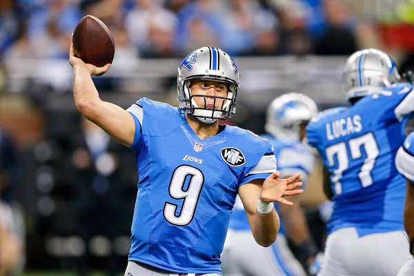 Matthew Stafford Lions v Bears Ford Field 2014