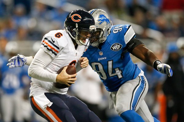 Ezekiel Ansah Lions v Bears Ford Field 2014