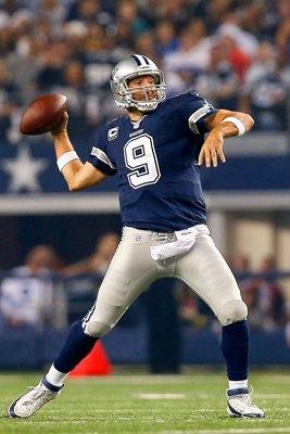 Tony Romo Cowboys v Eagles AT&T Stadium 2014