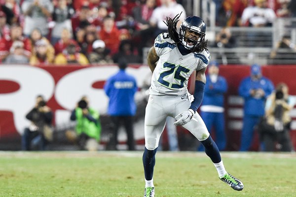 Richard Sherman Seahawks v 49ers Levis Stadium 2014