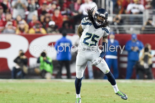Richard Sherman Seahawks v 49ers Levis Stadium 2014