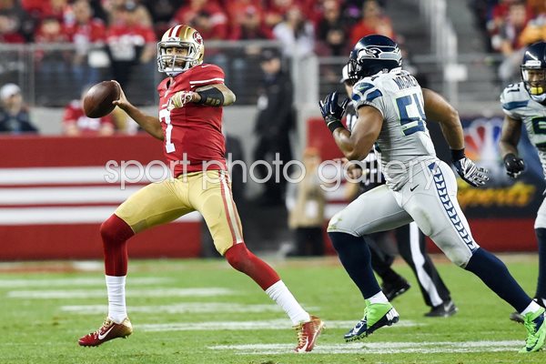 Colin Kaepernick 49ers v Seahawks Levis 2014