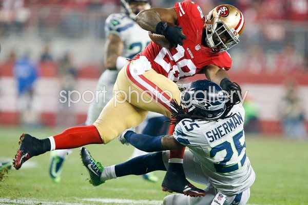 Richard Sherman Seahawks v 49ers Levis Stadium 2014