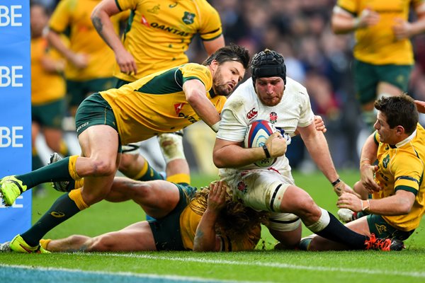 Ben Morgan England v Australia Twickenham 2014