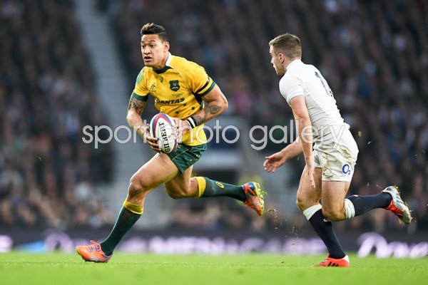 Israel Folau Australia v England Twickenham 2014
