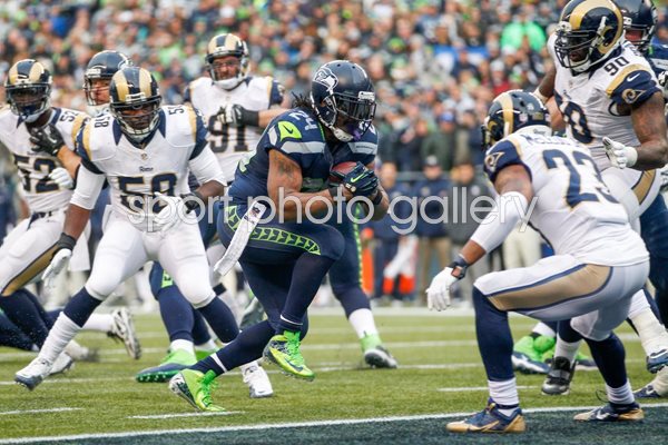 Marshawn Lynch Seattle Seahawks running back 2014
