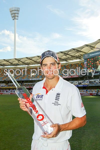 Alastair Cook - Man of the Match Brisbane - 2010 Ashes