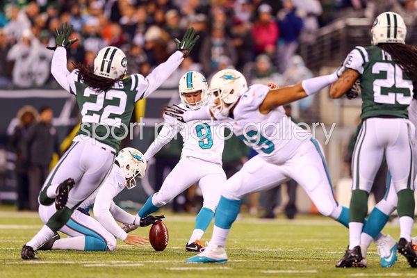 Caleb Sturgis Dolphins v Jets MetLife 2014