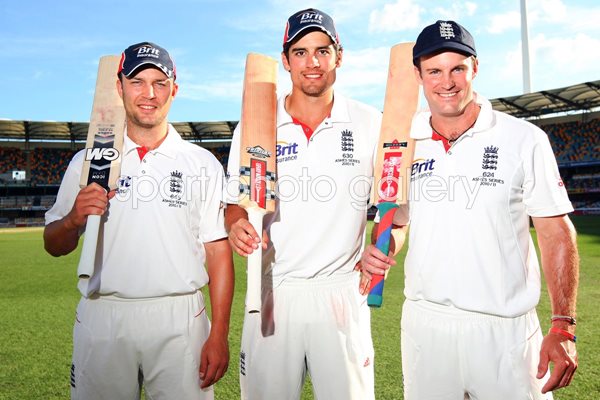 Centurions - Trott, Cook & Strauss - Brisbane 2010 Ashes
