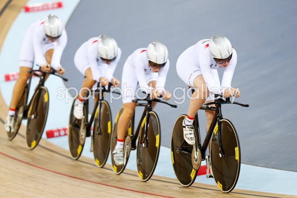 Katie Archibald Womans Team Puesuit London 2014