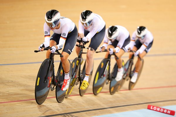 Charlotte Becker Womans Team Pursuit London 2014