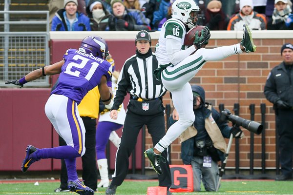 Percy Harvin Jets v Vikings Bank Stadium 2014