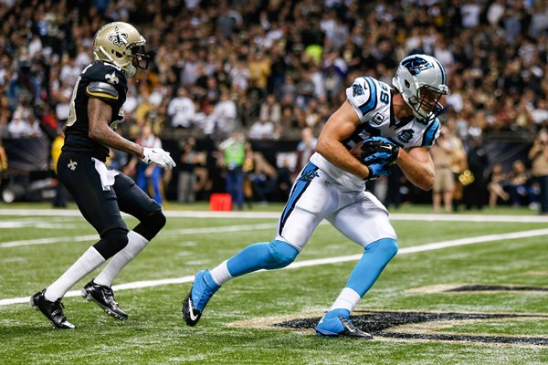 Greg Olsen Panthers v Saints Superdome 2014