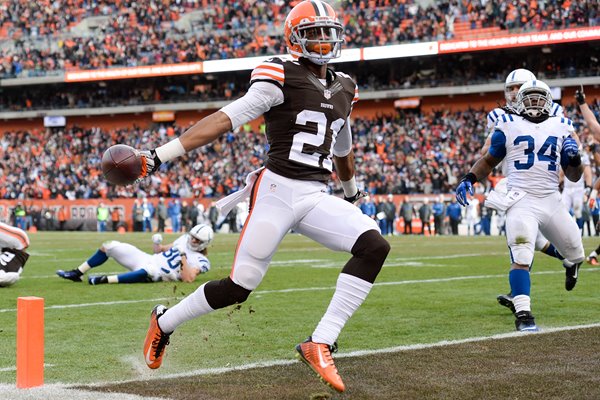 Justin Gilbert Browns v Colts First Energy 2014