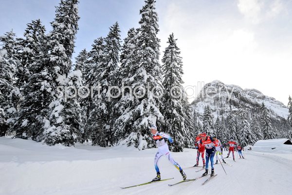  Calle Halfvarsson Sweden leads Men's 10km Pursuit