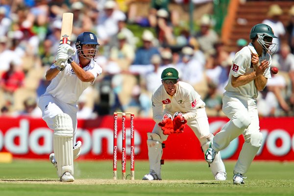 Alastair Cook Adelaide action - 2010 Ashes