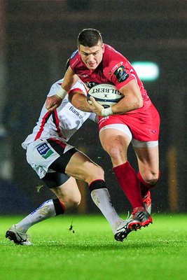 Scott Williams Scarlets v Ulster Rugby 2014