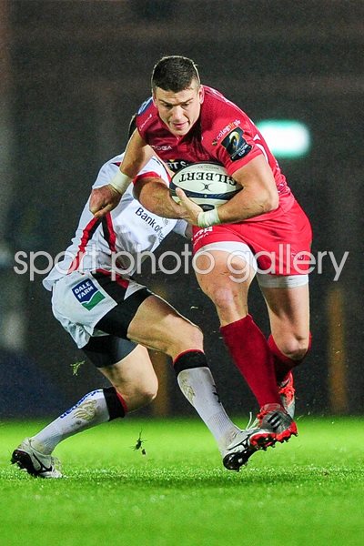 Scott Williams Scarlets v Ulster Rugby 2014