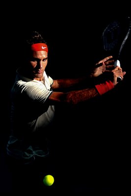 Roger Federer backhand 2014 Brisbane International