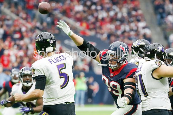 J.J. Watt #99 Houston Texans v Baltimore Ravens