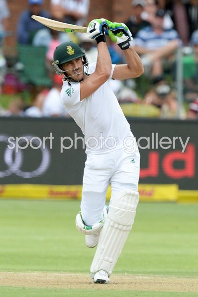 Faf du Plessis South Africa v West Indies Cape Town 2015