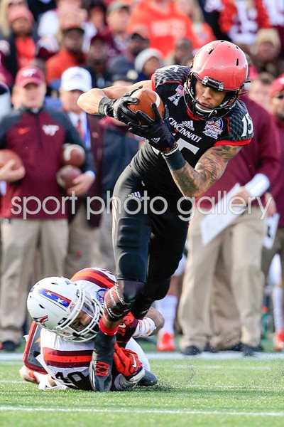 Chris Moore Cincinnati v Virginia Tech military bowl