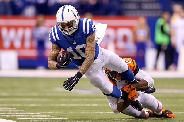 Wild Card Playoffs Donte Moncrief Colts v Bengals 2015