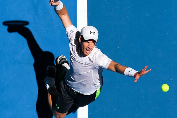 Andy Murray Serves Brisbane International 2015