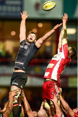 George Kruis Saracens v Gloucester 2015