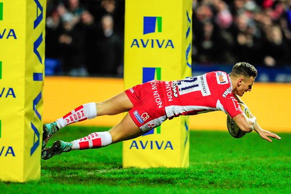 Callum Braley Gloucester v Saracens 2015