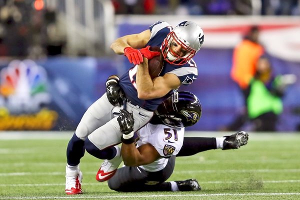 Divisional Playoffs - Julian Edelman Ravens v Patriots 2015