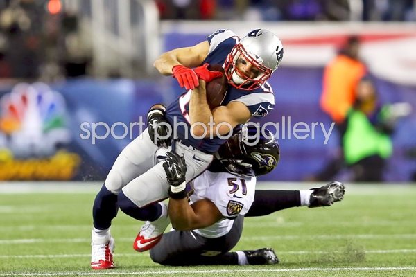 Divisional Playoffs - Julian Edelman Ravens v Patriots 2015