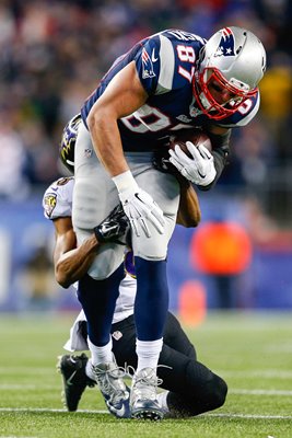 Divisional Playoffs Rob Gronkowski Patriots v Ravens 2015