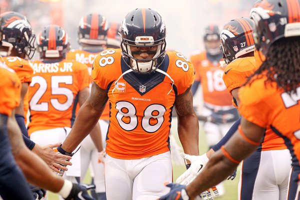 Divisional Playoffs Demaryius Thomas Broncos v Colts 2015