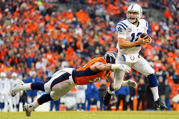 Divisional Playoffs Andrew Luck Colts v Broncos 2015