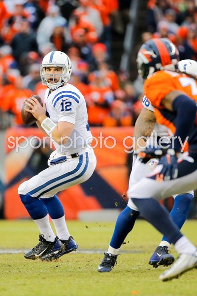 Divisional Playoffs Andrew Luck Colts v Broncos 2015