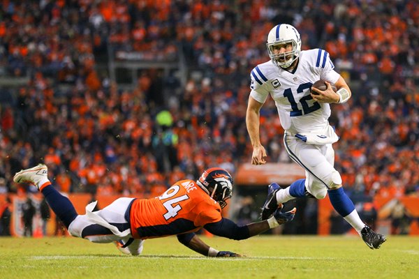 Divisional Playoffs Andrew Luck Colts vr Broncos 2015