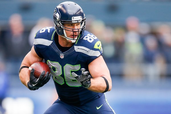 Zach Miller Seattle Seahawks Tight End Playoffs 2014