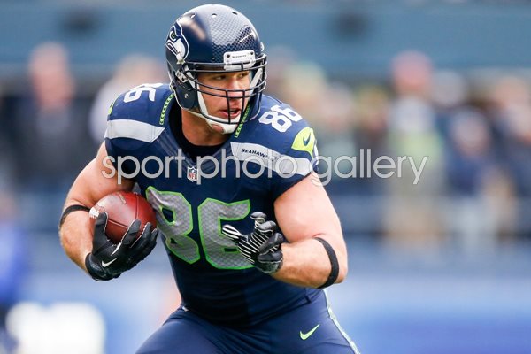 Zach Miller Seattle Seahawks Tight End Playoffs 2014