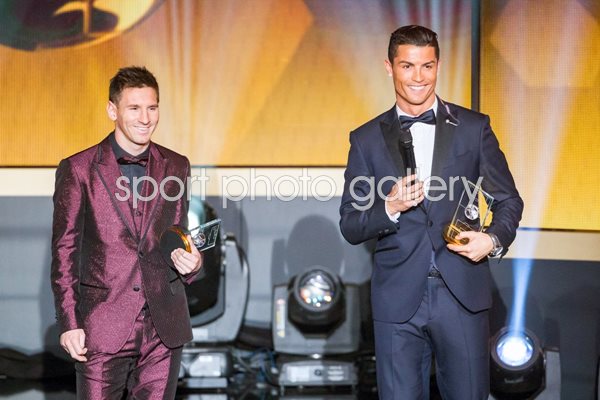 Messi and Ronaldo Ballon d'Or Gala 2014