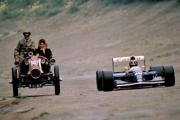 Nigel Mansell at Brooklands 1992