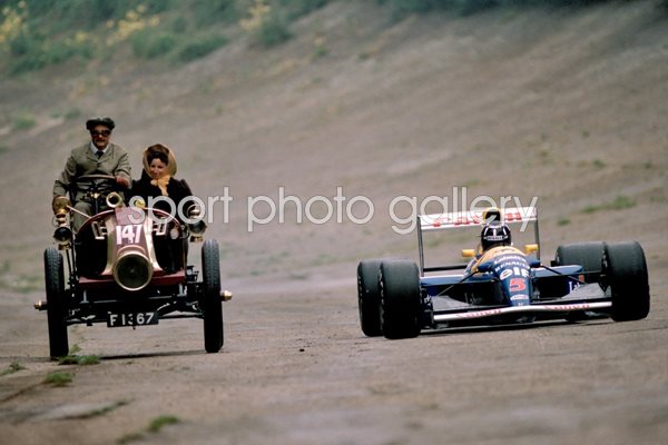 Nigel Mansell at Brooklands 1992