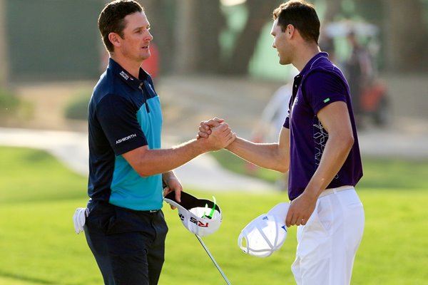 Martin Kaymer & Justin Rose Abu Dhabi 2015