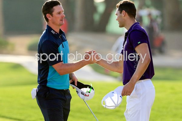Martin Kaymer & Justin Rose Abu Dhabi 2015