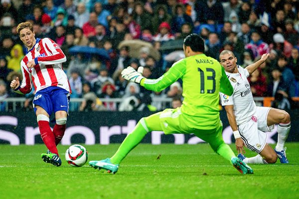 Fernando Torres Atletico Madrid goal v Real Madrid 