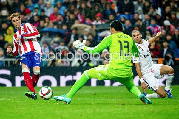 Fernando Torres Atletico Madrid goal v Real Madrid 