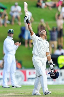 Sachin Tendulkar celebrates 50th Test Century