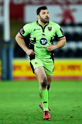 Alex Corbisiero Northampton v Ospreys 2015